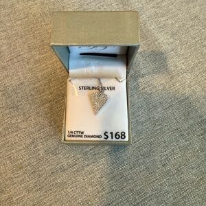 Elegant Sterling Silver Heart Necklace